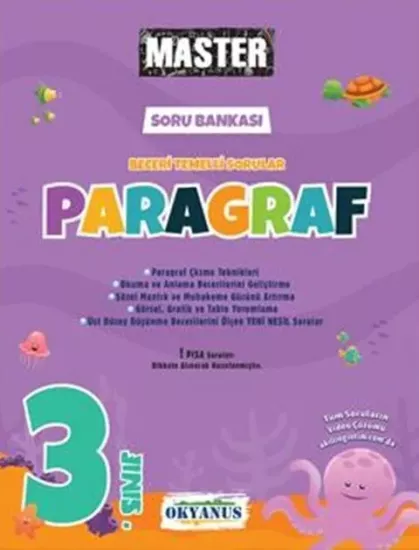 3. Sınıf Master Paragraf Soru Bankası Okyanus Yayıncılık
