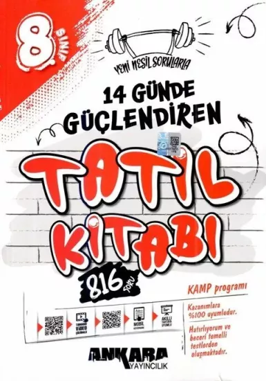 8. Sınıf 14 Günde Güçlendiren Tatil Kitabı Ankara Yayıncılık - Hemen Satın Al