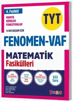 Fenomen Okul Yayınları TYT VAF Matematik Mantık Kümeler ve Fonksiyonlar Fasikülleri Fenomen Yayınları - Hemen Satın Al