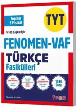 Fenomen Okul Yayınları TYT VAF Türkçe Fasikülleri Seti Fenomen Yayınları - Hemen Satın Al