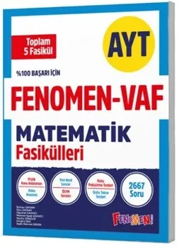 Fenomen Okul Yayınları AYT VAF Matematik Fasikülleri Seti Fenomen Yayınları - Hemen Satın Al