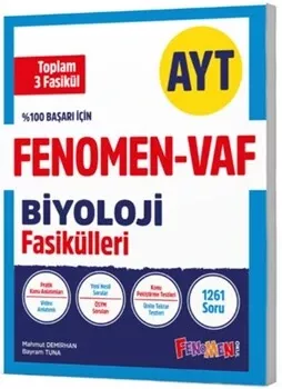 Fenomen Okul Yayınları AYT VAF Biyoloji Fasikülleri Seti Fenomen Yayınları - Hemen Satın Al
