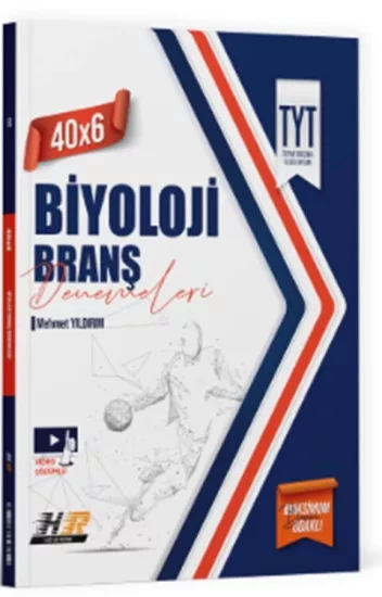 TYT Biyoloji 40 x 6 Denemeleri Hız ve Renk Yayınları - Hemen Satın Al