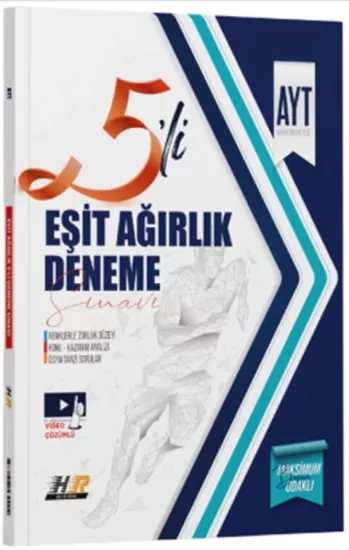 Hız ve Renk AYT Eşit Ağırlık 5 li Deneme Hız ve Renk Yayınları - Hemen Satın Al
