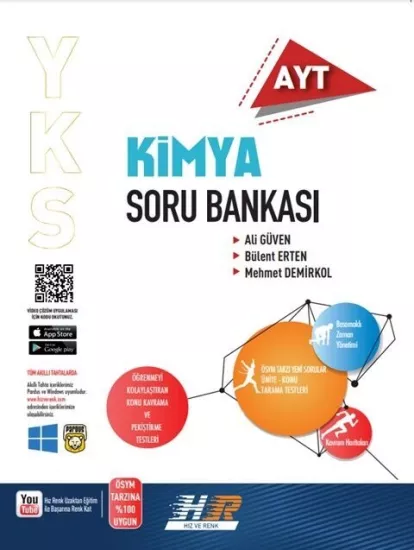 Hız ve Renk AYT Kimya Soru Bankası Hız ve Renk Yayınları - Hemen Satın Al