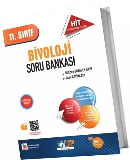 Hız ve Renk 11. Sınıf Biyoloji HİT Soru Bankası Hız ve Renk Yayınları - Hemen Satın Al