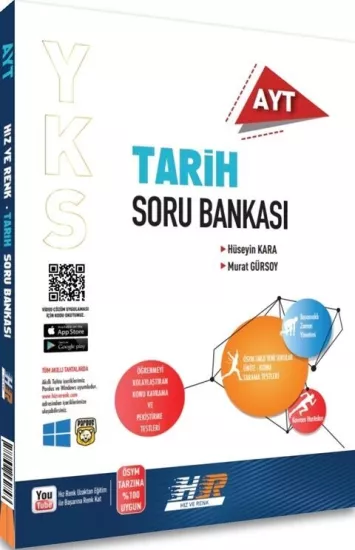 Hız ve Renk AYT Tarih Soru Bankası Hız ve Renk Yayınları - Hemen Satın Al