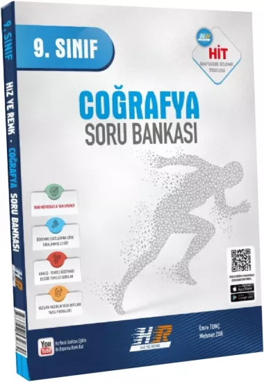Hız ve Renk 9. Sınıf Coğrafya HİT Soru Bankası Hız ve Renk Yayınları - Hemen Satın Al