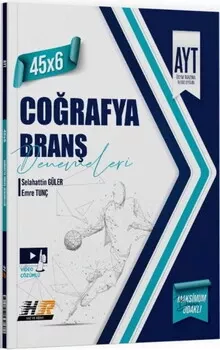 AYT Coğrafya 45 x 6 Denemeleri Hız ve Renk Yayınları - Hemen Satın Al
