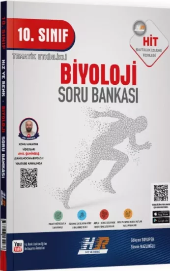 Hız ve Renk 10. Sınıf Biyoloji HİT Soru Bankası Hız ve Renk Yayınları - Hemen Satın Al