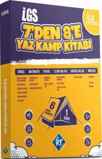 KR Akademi LGS Tüm Dersler 7 den 8 e Yaz Kamp Kitabı KR Akademi Yayınları - Hemen Satın Al