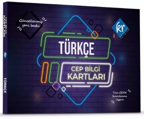 KR Akademi KPSS Türkçe Cep Bilgi Kartları KR Akademi Yayınları - Hemen Satın Al