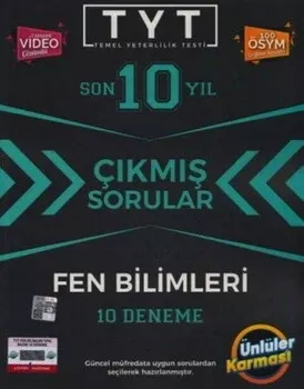 2021 Ünlüler Karması TYT Fen Bilimleri Karması Tıpkı Basım 10 Deneme Ünlüler Karması - Hemen Satın Al