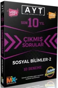 2021 Ünlüler Karması AYT Sosyal Bilimler 2 Karması Tıpkı Basım 10 Deneme Ünlüler Karması - Hemen Satın Al