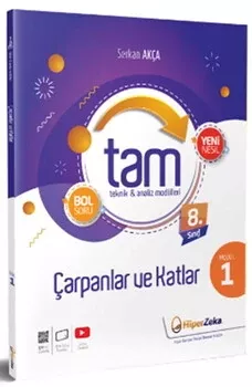 8. Sınıf Tam Matematik 1- Çarpanlar ve Katlar Hiper Zeka Yayınları - Hemen Satın Al