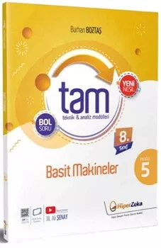 8. Sınıf Tam Fen Bilimleri 5 - Basit Makinalar Hiper Zeka Yayınları - Hemen Satın Al