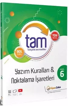 8. Sınıf Tam Türkçe 6 - Yazım Kuralları ve Noktalama İşaretleri Hiper Zeka Yayınları - Hemen Satın Al