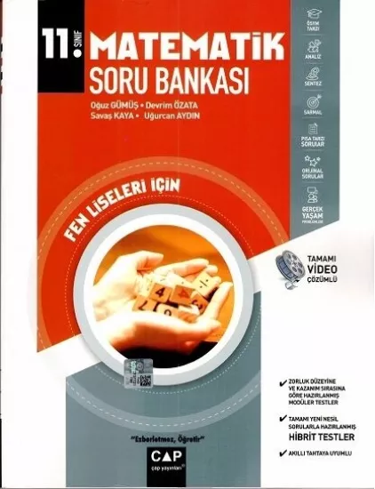 11. Sınıf Matematik Fen Lisesi Soru Bankası Çap Yayınları - Hemen Satın Al