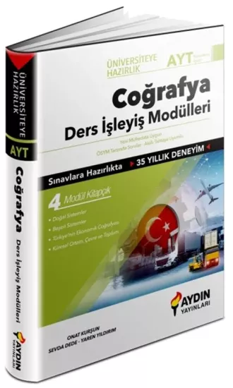 Üniversiteye Hazırlık AYT Coğrafya Ders İşleyiş Modülleri Aydın Yayınları