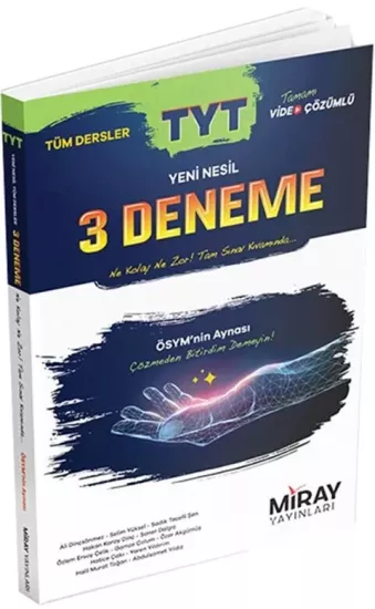 TYT Tüm Dersler Yeni Nesil 3 Deneme Miray Yayınları - Hemen Satın Al
