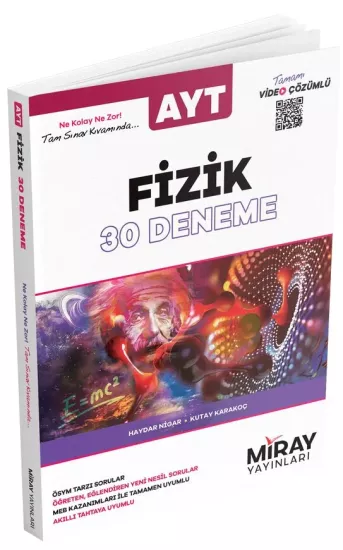 AYT Fizik 30 Deneme Miray Yayınları - Hemen Satın Al