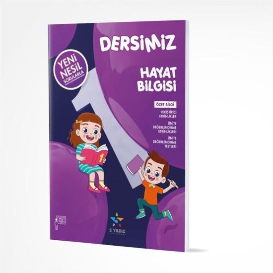 1. Sınıf Beş Yıldız Yayınları Hayat Bilgisi Etkinlikli Soru Bankası
