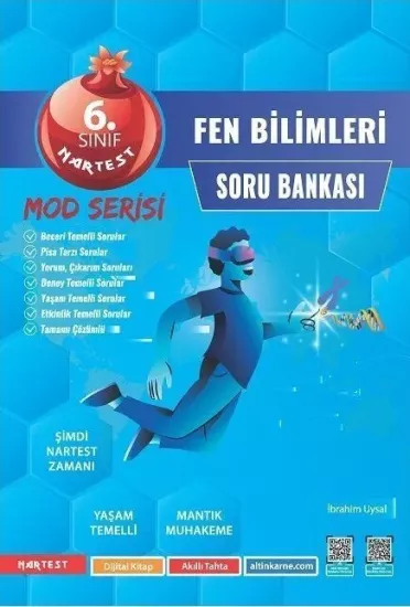 6. Sınıf Mod Fen Bilimleri Soru Bankası Nartest Yayınları