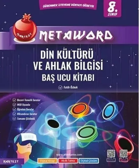 8. Sınıf Din Kültürü ve Ahlak Bilgisi Metaword Baş Ucu Kitabı Nartest Yayınları - Hemen Satın Al