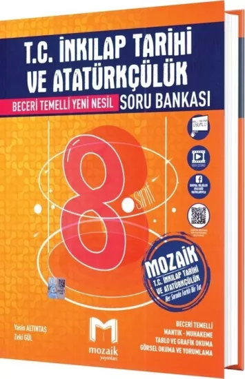 8. Sınıf LGS T.C. İnkılap Tarihi ve Atatürkçülük Soru Bankası Mozaik Yayınları - Hemen Satın Al