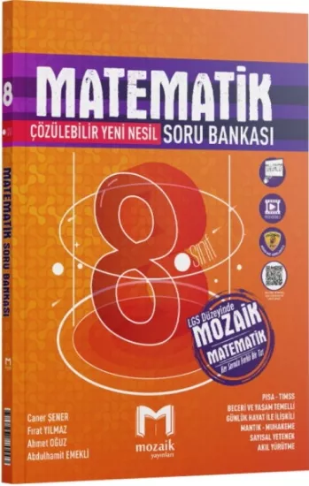 8. Sınıf Matematik Soru Bankası Mozaik Yayınları - Hemen Satın Al