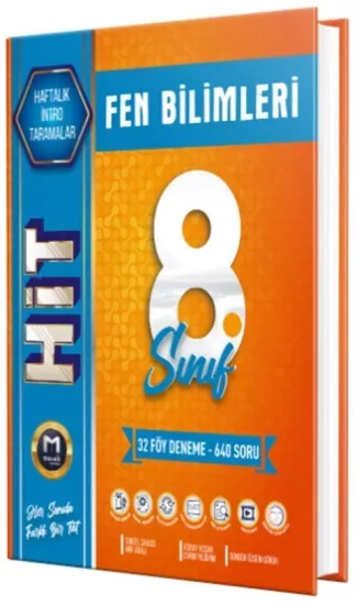 8. Sınıf Fen Bilimleri HİT 32 Deneme Mozaik Yayınları