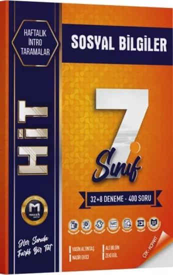 7. Sınıf Sosyal Bilgiler HİT 32 Deneme Mozaik Yayınları