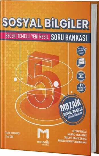 5. Sınıf Sosyal Bilgiler Soru Bankası Mozaik Yayınları - Hemen Satın Al