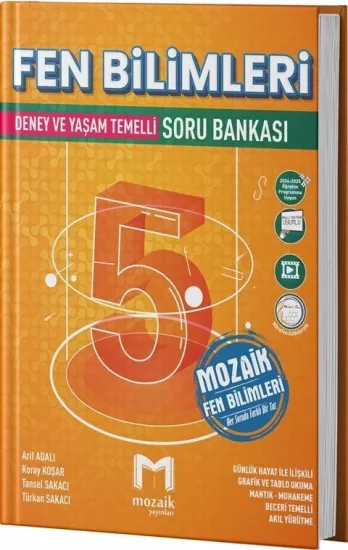 5. Sınıf Fen Bilimleri Soru Bankası Mozaik Yayınları - Hemen Satın Al