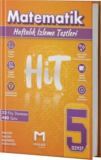5. Sınıf Matematik HİT 32 Deneme Mozaik Yayınları