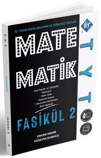 KR Akademi TYT Matematik El Yazısı Konu Anlatım 2. Fasikül KR Akademi Yayınları - Hemen Satın Al