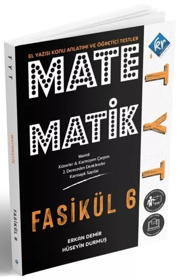 KR Akademi TYT Matematik El Yazısı Konu Anlatım 6. Fasikül KR Akademi Yayınları - Hemen Satın Al