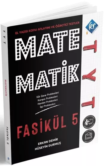 KR Akademi TYT Matematik El Yazısı Konu Anlatım 5. Fasikül KR Akademi Yayınları - Hemen Satın Al