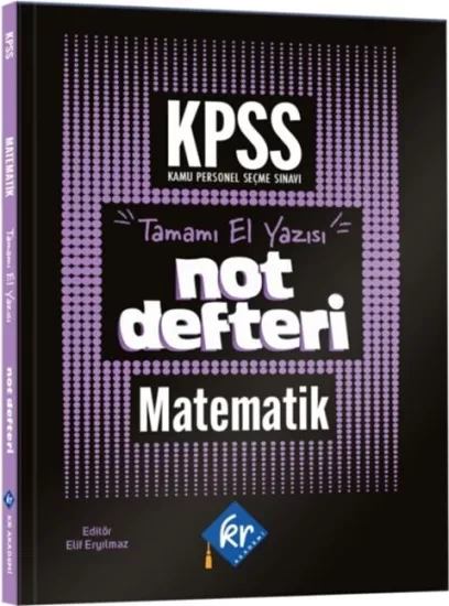KR Akademi KPSS Matematik Problemler Konu Anlatımı Defteri KR Akademi Yayınları - Hemen Satın Al