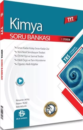 TYT Kimya Soru Bankası Bilgi Sarmal Yayınları