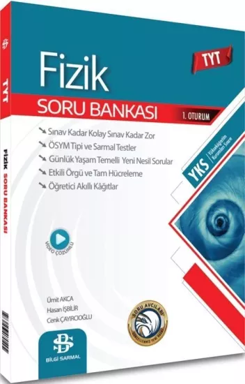 TYT Fizik Soru Bankası Bilgi Sarmal Yayınları