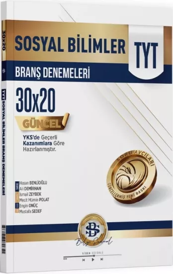 TYT Sosyal Bilimler 30 x 20 Branş Denemeleri Bilgi Sarmal Yayınları - Hemen Satın Al