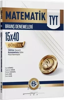 TYT Matematik 15 x 40 Branş Denemeleri Bilgi Sarmal Yayınları - Hemen Satın Al
