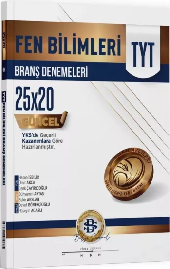 TYT Fen Bilimleri 25 x 20 Branş Denemeleri Bilgi Sarmal Yayınları - Hemen Satın Al