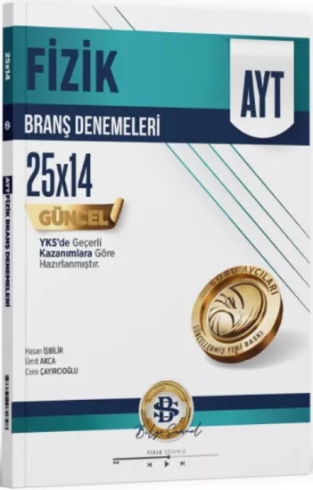 Bilgi Sarmal AYT Fizik 25 x 14 Branş Denemeleri Bilgi Sarmal Yayınları - Hemen Satın Al