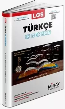 8. Sınıf LGS Türkçe 15 Deneme Miray Yayınları - Hemen Satın Al