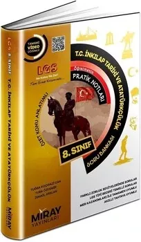 8. Sınıf LGS T.C İnkılap Tarihi ve Atatürkçülük Öğretmenin Pratik Notları Soru Bankası Miray Yayınları - Hemen Satın Al