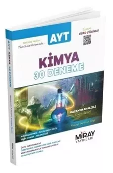 AYT Kimya 30 Deneme Miray Yayınları - Hemen Satın Al