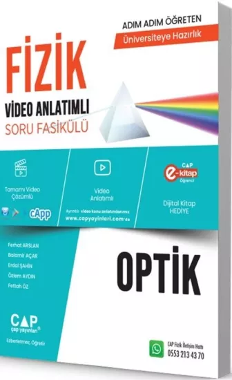 Fizik Optik Konu Anlatımlı Soru Bankası Çap Yayınları - Hemen Satın Al