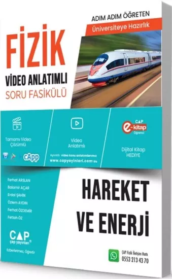 Fizik Hareket ve Enerji Konu Anlatımlı Soru Bankası Çap Yayınları - Hemen Satın Al